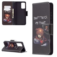 Чехол-книжка Deexe Color Wallet для Samsung Galaxy A72 (А725) - Bear
