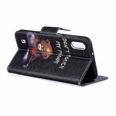 Чохол-книжка Deexe Color Wallet для Samsung Galaxy M10 (M105) - Bear And Its Warnings