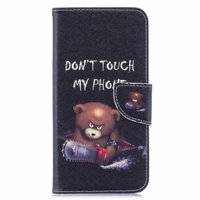 Чохол-книжка Deexe Color Wallet для Samsung Galaxy M10 (M105) - Bear And Its Warnings