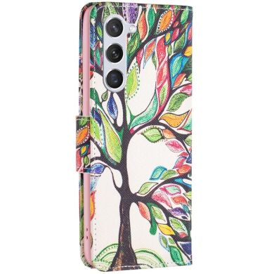 Чехол-книжка Deexe Color Wallet для Samsung Galaxy S24 (S921) / Galaxy S25 (S931) - Life Tree