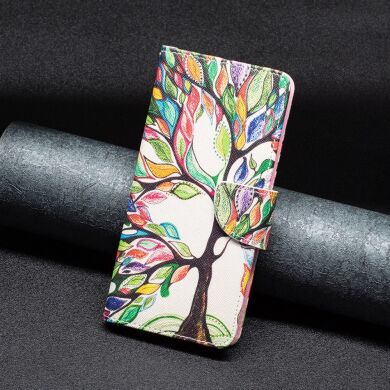 Чехол-книжка Deexe Color Wallet для Samsung Galaxy S24 (S921) / Galaxy S25 (S931) - Life Tree