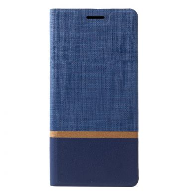 Чехол-книжка Deexe Lines Texture для Samsung Galaxy A9 2018 (A920) - Blue