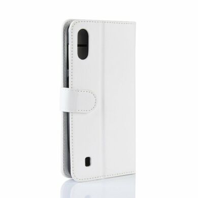 Чехол-книжка Deexe Wallet Style для Samsung Galaxy M10 (M105) - White