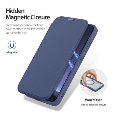 Чехол-книжка DUX DUCIS Skin X Pro Magnetic для Samsung Galaxy S25 (S931) - Blue