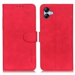 Чехол-книжка KHAZNEH Retro Wallet для Samsung Galaxy A07 (A075) - Red