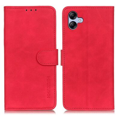 Чехол-книжка KHAZNEH Retro Wallet для Samsung Galaxy A07 (A075) - Red