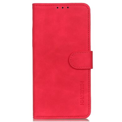 Чехол-книжка KHAZNEH Retro Wallet для Samsung Galaxy A07 (A075) - Red