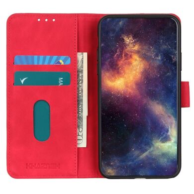 Чехол-книжка KHAZNEH Retro Wallet для Samsung Galaxy A07 (A075) - Red