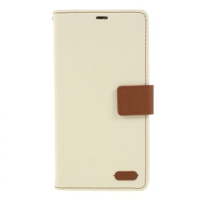 Чохол-книжка ROAR KOREA Cloth Texture для Samsung Galaxy A6+ 2018 (A605), Beige