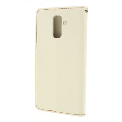 Чохол-книжка ROAR KOREA Cloth Texture для Samsung Galaxy A6+ 2018 (A605), Beige