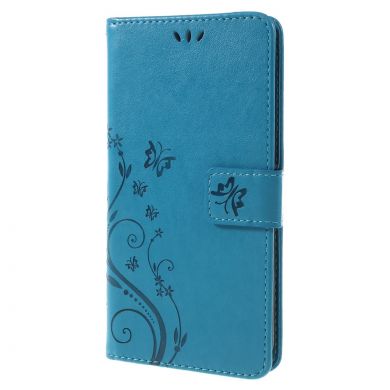 Чехол-книжка UniCase Flower Pattern для Samsung Galaxy J4 2018 (J400) - Blue