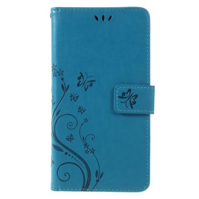 Чехол-книжка UniCase Flower Pattern для Samsung Galaxy J4 2018 (J400) - Blue