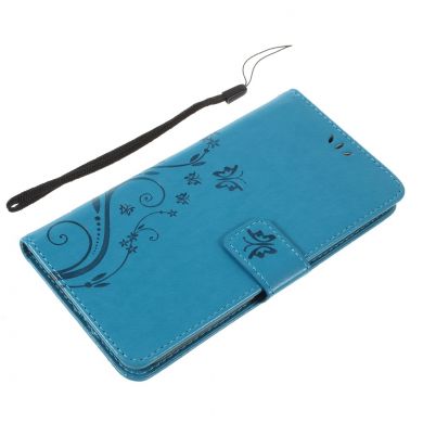 Чехол-книжка UniCase Flower Pattern для Samsung Galaxy J4 2018 (J400) - Blue