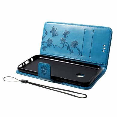 Чохол-книжка UniCase Flower Pattern для Samsung Galaxy M20 (M205) - Blue