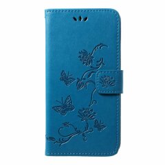 Чехол-книжка UniCase Flower Pattern для Samsung Galaxy M20 (M205) - Blue