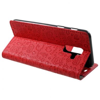 Чехол-книжка UniCase Graffiti Pattern для Samsung Galaxy A6+ 2018 (A605) - Red