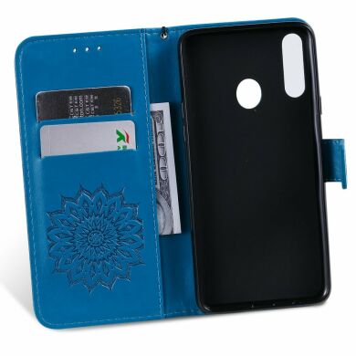 Чохол-книжка UniCase SunFlower Pattern для Samsung Galaxy A20s (A207) - Blue