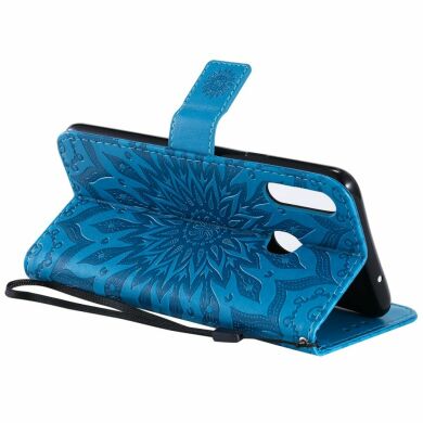 Чохол-книжка UniCase SunFlower Pattern для Samsung Galaxy A20s (A207) - Blue
