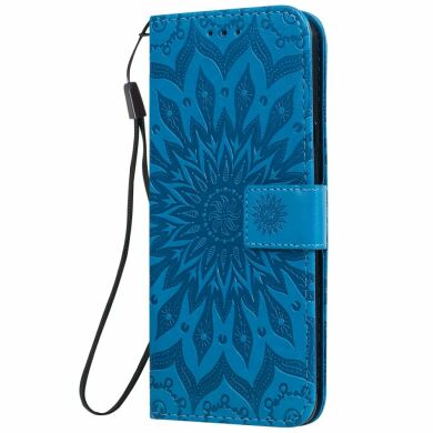 Чохол-книжка UniCase SunFlower Pattern для Samsung Galaxy A20s (A207) - Blue