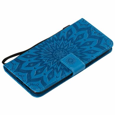 Чохол-книжка UniCase SunFlower Pattern для Samsung Galaxy A20s (A207) - Blue