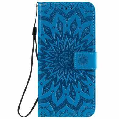 Чохол-книжка UniCase SunFlower Pattern для Samsung Galaxy A20s (A207) - Blue