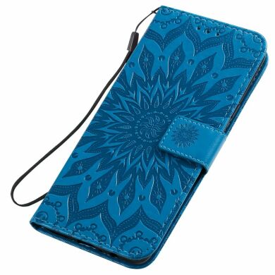Чохол-книжка UniCase SunFlower Pattern для Samsung Galaxy A20s (A207) - Blue