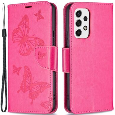 Чехол UniCase Butterfly Pattern для Samsung Galaxy A53 - Rose