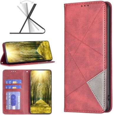 Чохол UniCase Geometric Pattern для Samsung Galaxy S26 Ultra - Red