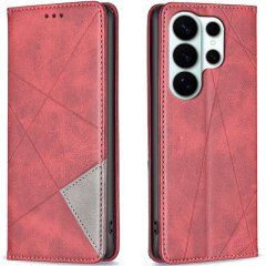 Чохол UniCase Geometric Pattern для Samsung Galaxy S26 Ultra - Red