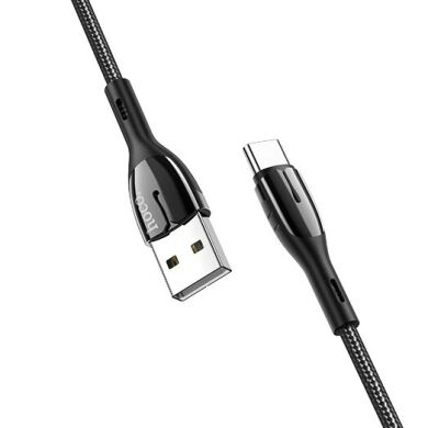 Дата-кабель Hoco U89 Safeness Type-C (1.2m) - Black