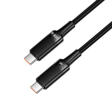 Кабель Hoco U153 Type-C to Type-C (100W, 1.2m) - Black