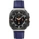 Шкіряний ремінець Deexe Genuine Leather для Samsung Galaxy Watch Ultra (47mm) / Ultra (2025) - Dark Blue
