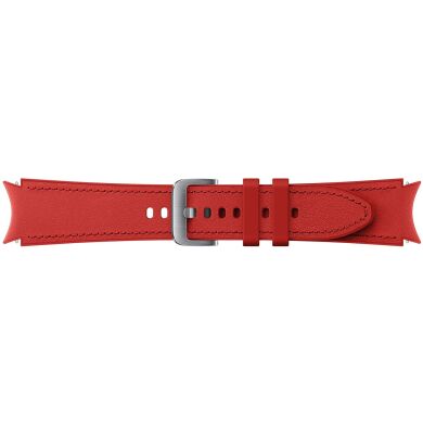 Оригінальний шкіряний ремінець Hybrid Band (Size M/L) для Samsung Galaxy Watch 4 / 4 Classic / 5 / 5 Pro / 6 / 6 Classic (ET-SHR89LREGWW) - Red
