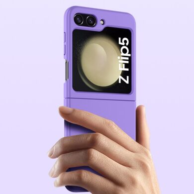 Пластиковий чохол Deexe Hard Cover (FF) для Samsung Galaxy Flip 5 - Purple