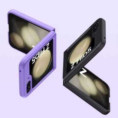 Пластиковый чехол Deexe Hard Cover (FF) для Samsung Galaxy Flip 5 - Black