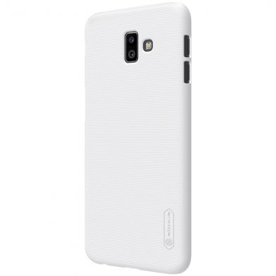 Пластиковый чехол NILLKIN Frosted Shield для Samsung Galaxy J6+ (J610) - White