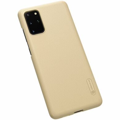 Пластиковый чехол NILLKIN Frosted Shield для Samsung Galaxy S20 Plus (G985) - Gold