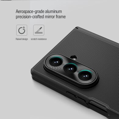 Пластиковый чехол NILLKIN Frosted Shield Pro (FF) для Samsung Galaxy Fold 7 - Black