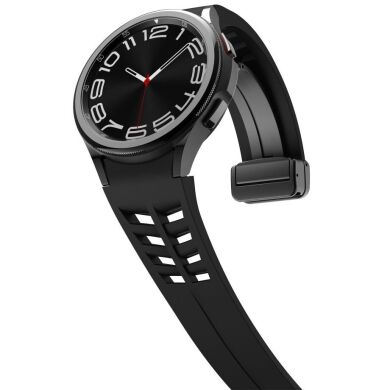 Ремешок Deexe Aurora Strap для Samsung Galaxy Watch 4 / 4 Classic / 5 / 5 Pro / 6 / 6 Classic / 7 / FE - Black