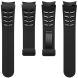 Ремешок Deexe Aurora Strap для Samsung Galaxy Watch 4 / 4 Classic / 5 / 5 Pro / 6 / 6 Classic / 7 / FE - Black. Фото 5 из 8