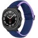 Ремешок Deexe Braided Strap для Samsung Galaxy Watch 8 (40/44mm) / 8 Classic / Ultra (2025) - Purple / Blue. Фото 2 из 6