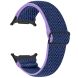 Ремешок Deexe Braided Strap для Samsung Galaxy Watch 8 (40/44mm) / 8 Classic / Ultra (2025) - Purple / Blue. Фото 1 из 6