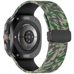 Ремешок Deexe Camouflage Pattern для Samsung Galaxy Watch Ultra (47mm) - Army Green