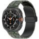 Ремешок Deexe Camouflage Pattern для Samsung Galaxy Watch Ultra (47mm) - Army Green. Фото 4 из 6