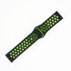 Ремешок Deexe Dot Color для Samsung Watch Active / Active 2 40mm / Active 2 44mm - Black / Green. Фото 3 из 5