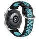 Ремінець Deexe Dual Color для Samsung Galaxy Watch 3 (45mm) - Black / Blue