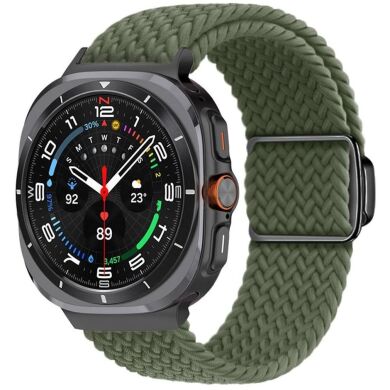 Ремешок Deexe Knitted Strap для Samsung Galaxy Watch Ultra (47mm) - Green