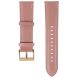 Ремешок Deexe Leather Strap для часов с шириной крепления 22мм - Rose Pink. Фото 1 из 6