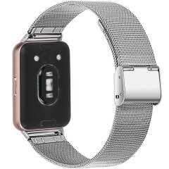 Ремінець Deexe Milanese Bracelet для Samsung Galaxy Fit 3 - Silver