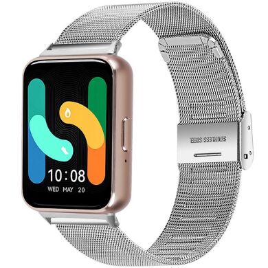 Ремінець Deexe Milanese Bracelet для Samsung Galaxy Fit 3 - Silver